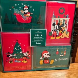40 Disney Holiday Card Set - unopened